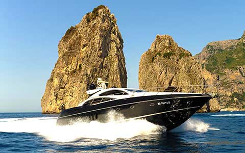 boat chartering Capri