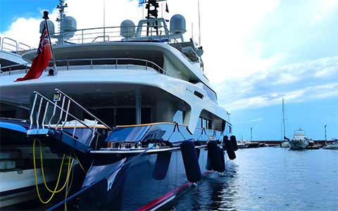 yacht mooring Marina di Capri